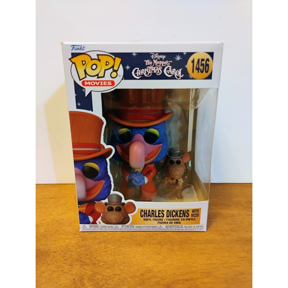 Funko Pop Vinyl: Disney - Charles Dickens with Rizzo #1456 Christmas Toy Muppets